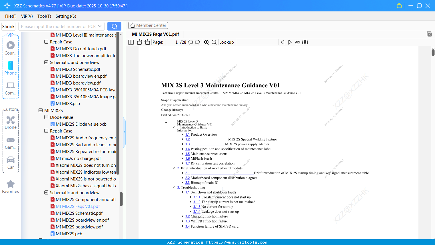 Xiaomi MI MIX2S Faqs V01